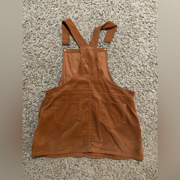 Rue21 Women’s Corduroy Overall Dress Size XL in Brown - Picture 9 of 12